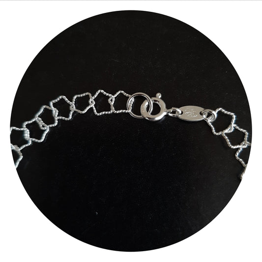Tobillera Plata 925 Estrellas
