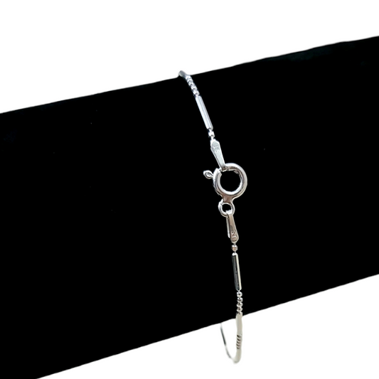 Pulsera Plata 925 Hexágonos