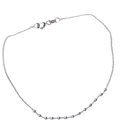 Pulsera Plata 925 Tradicional con Esferas