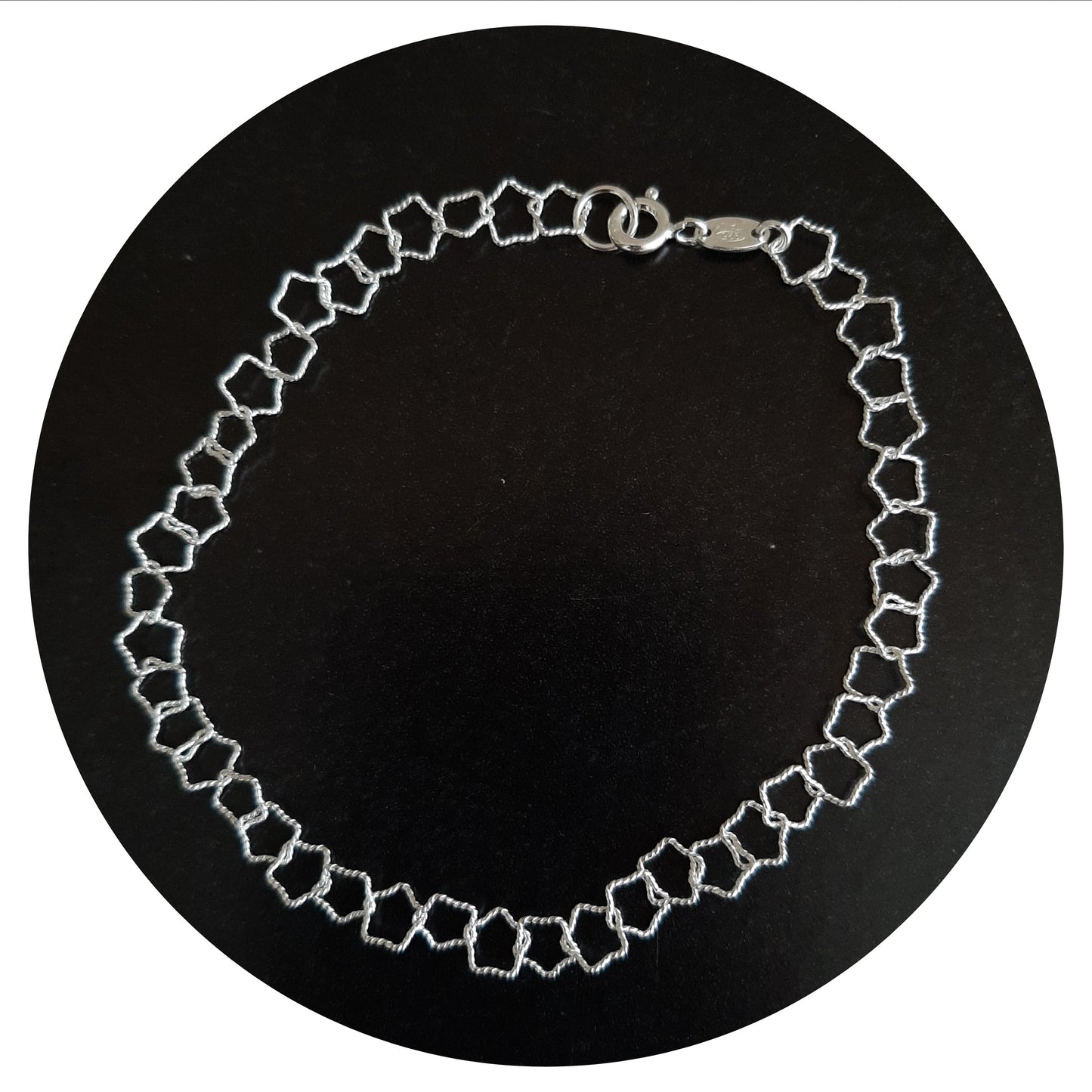 Tobillera Plata 925 Estrellas