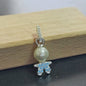Colgante Plata 925 Niña Azul Perla Circones