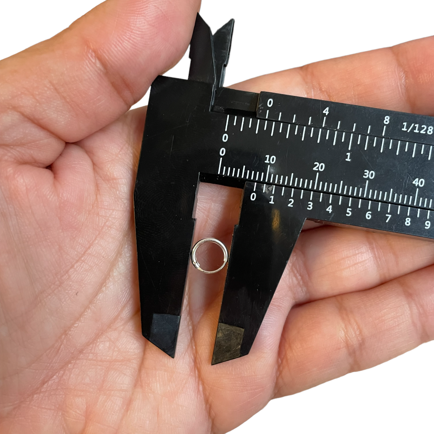 Aros Argollas Plata 925 Lisas Mini 8MM