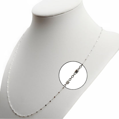 Cadena Plata 925 Tradicional con Hexágonos 1,4MM