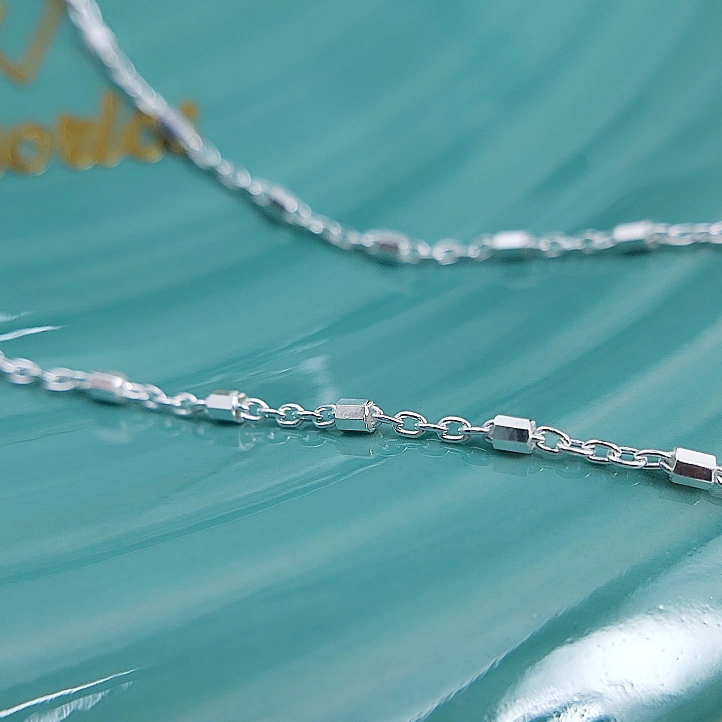 Cadena Plata 925 Tradicional con Hexágonos 1,4MM