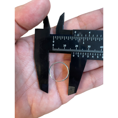 Aros Argollas Plata 925 Lisas Mini 18MM