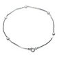 Tobillera Plata 925 Esferas