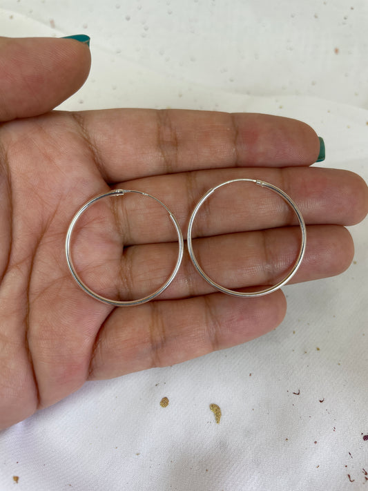 Argollas Plata 925 30MM