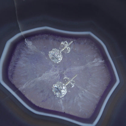 Aros Plata 925 Punto de Luz 6MM Borde Plata (Copia)