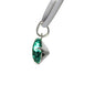 Colgante Plata 925 Punto de Luz Verde 8MM