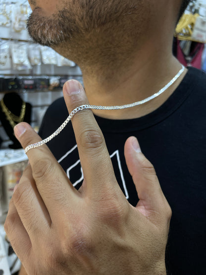 Cadena Plata 925 Grumet 3MM X 0,65MM