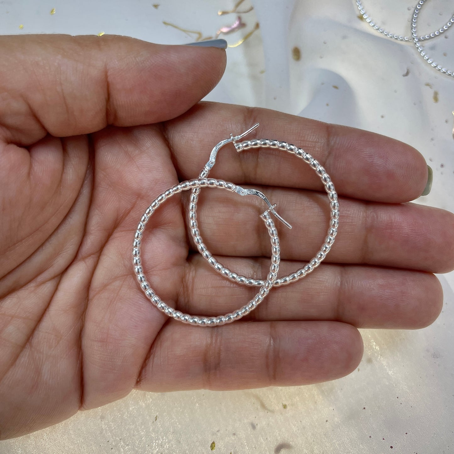 Argollas Plata 925 Lucia 35MM