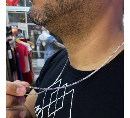 Cadena Plata 925 Grumet 3MM X 0,65MM