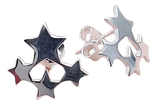 Aros Plata 925 Estrella