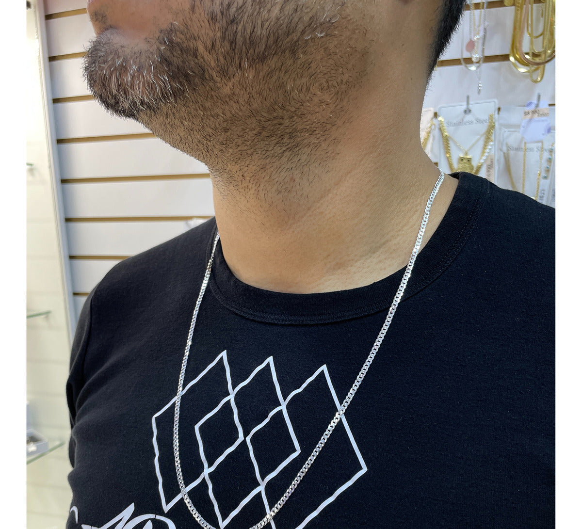 Cadena Plata 925 Grumet 3MM X 0,65MM