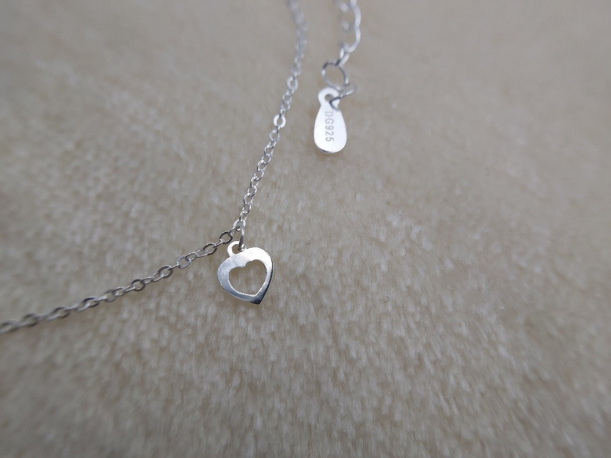 Pulsera de Plata 925 con Corazones Colgantes – Estilo Rolo para Mujer