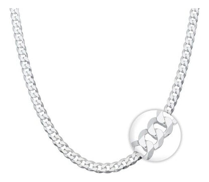 Cadena Plata 925 Grumet 4MM X 0,8MM