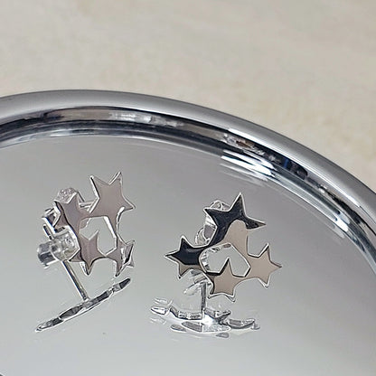 Aros Plata 925 Estrella