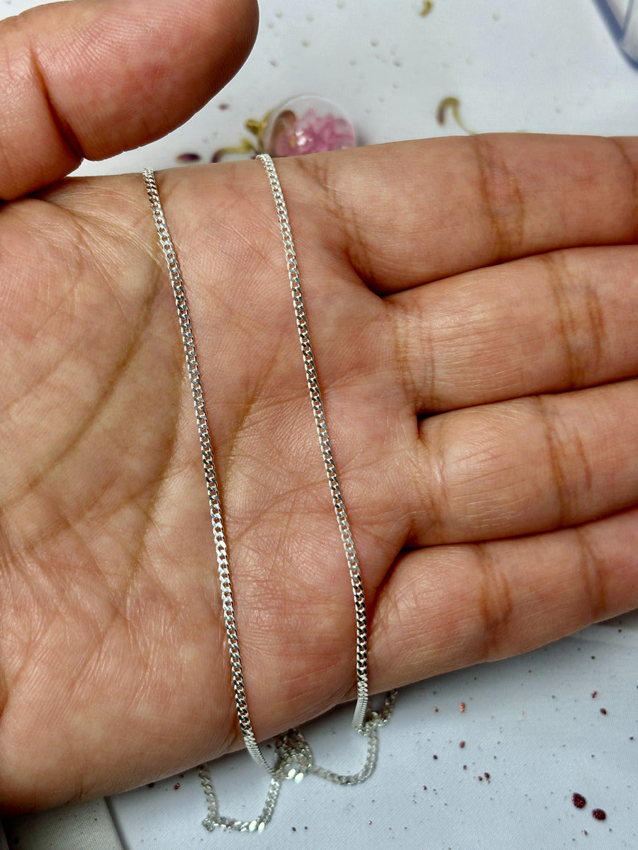 Cadena Plata 925 Grumet 1,3MM